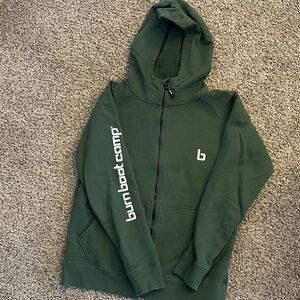 Burn Boot Camp Green Hoodie